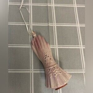 Vintage Avon Ceramic Sachet Scent Holder Pomander Pink Ladies Glove Aromatherapy